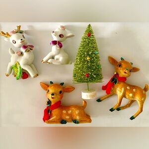 Vintage Christmas Reindeer - Mid Century / MCM Holiday Deer